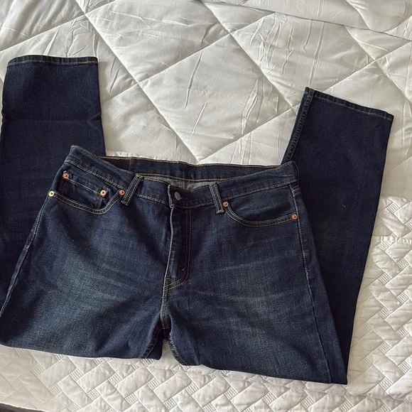 💙Levi's 511 Blue Straight Jeans Classic Style - Picture 4 of 4